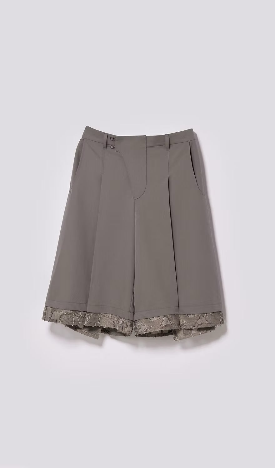 大活折拼接褲裙