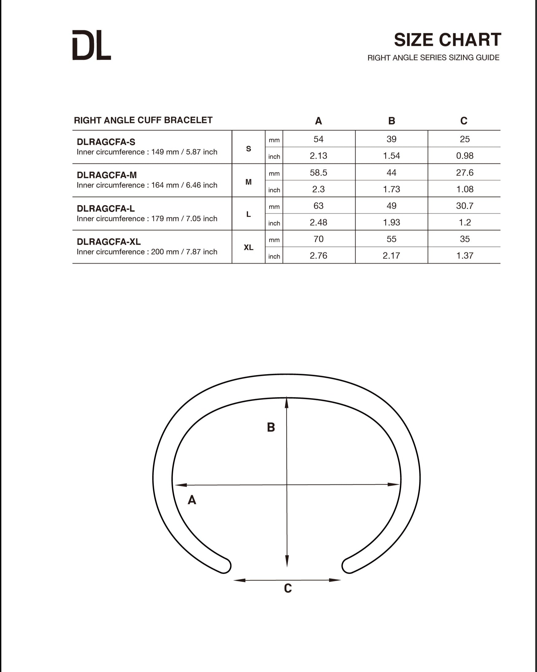 RIGHT ANGLE_RA-B01_CUFF