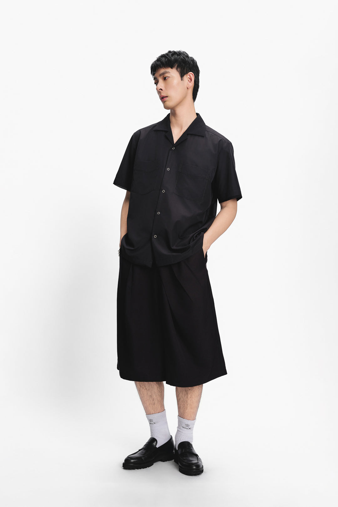 Pleated Shorts