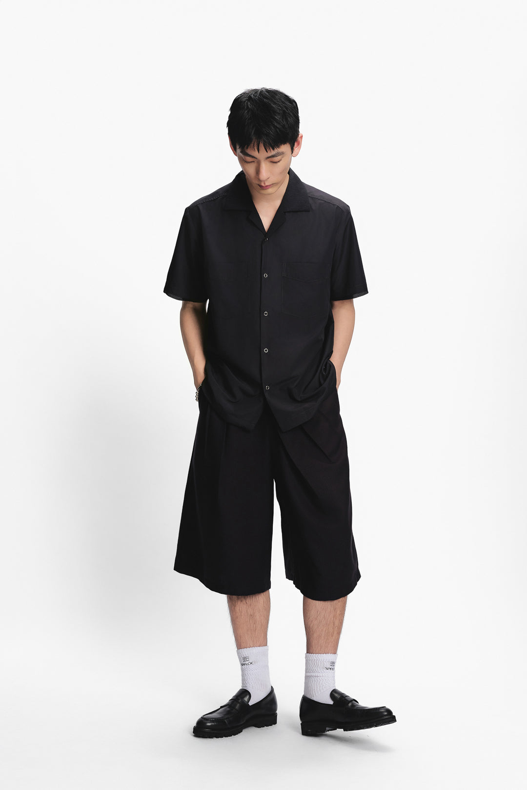 Pleated Shorts