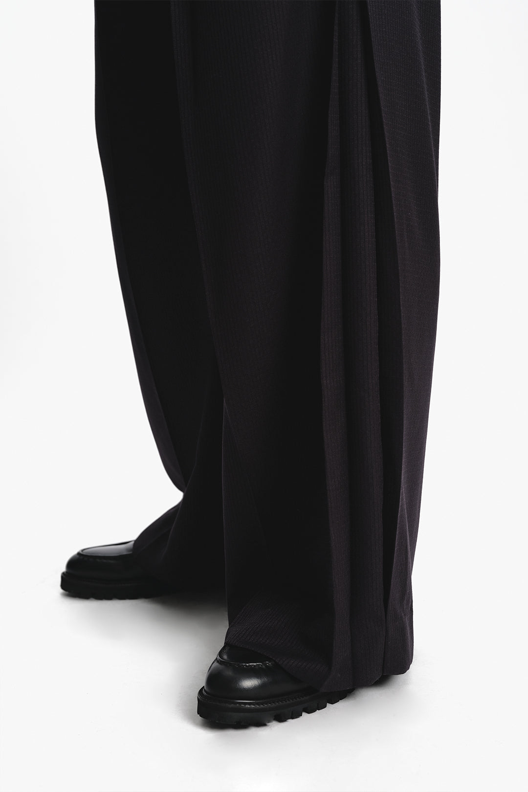 Double Waist Creased Pants