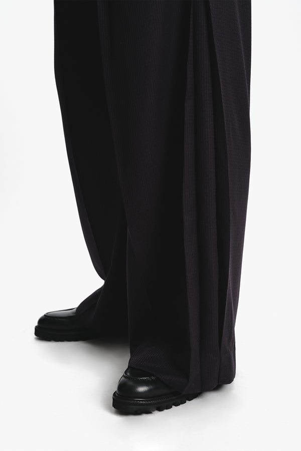 Double Waist Creased Pants