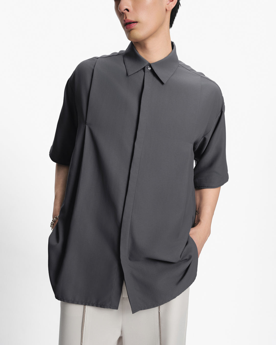Double Pleat Shirt