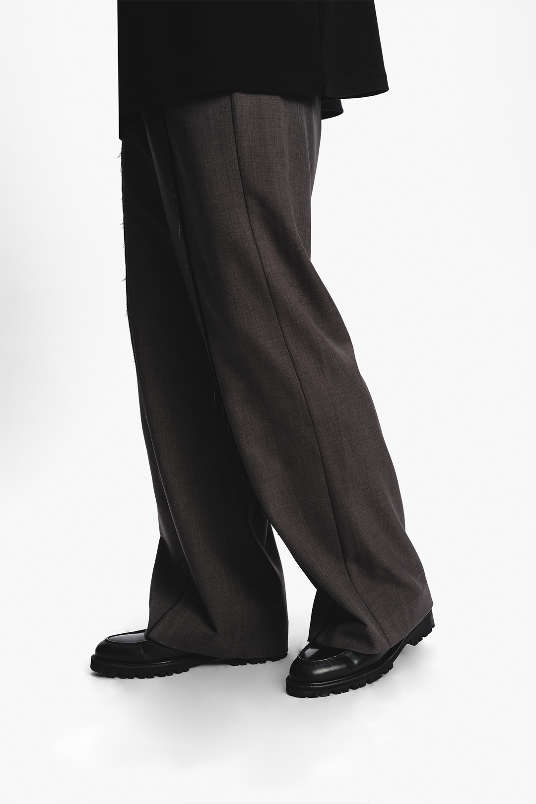 Double Waist Pipping Pants