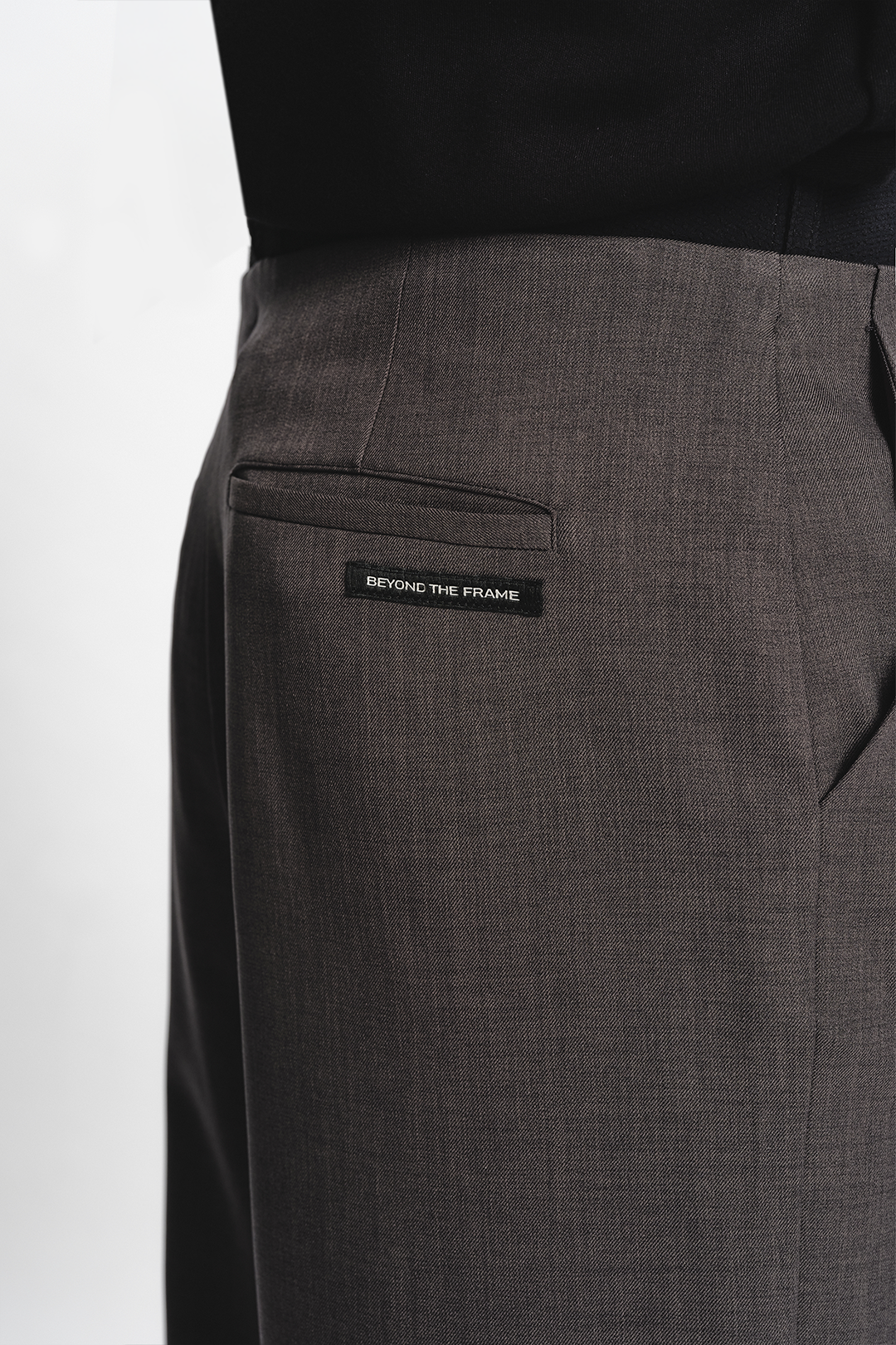 Double Waist Pipping Pants