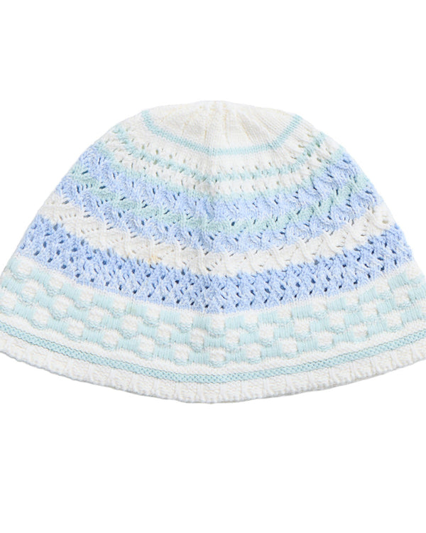 阿根廷色盤 靜湖 採集編織帽 | 米