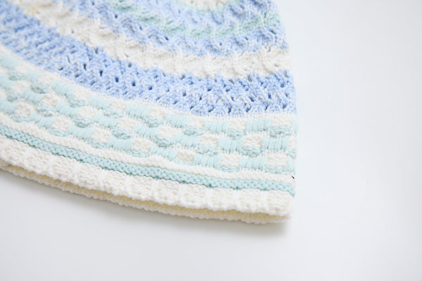 阿根廷色盤 靜湖 採集編織帽 | 米