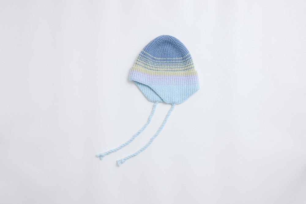 [Empty Cones 空的控] 薰衣草浪潮 綁帶飛行帽 | 漸層藍