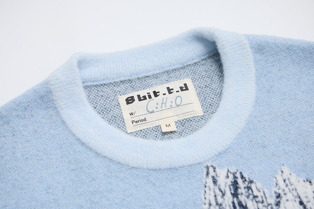 費茲羅伊山腳下 手繡緹花長袖上衣