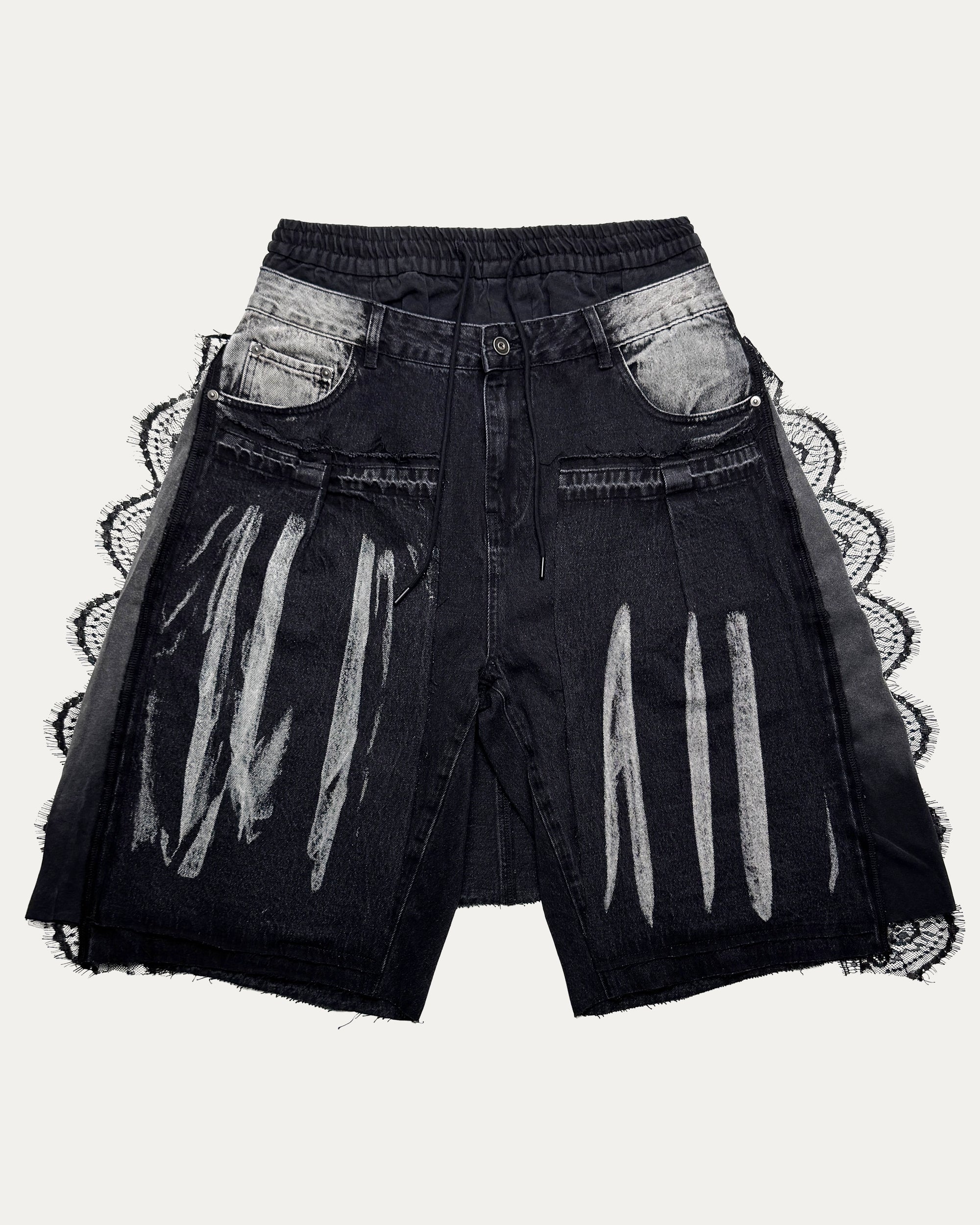 Layered Lace Jorts