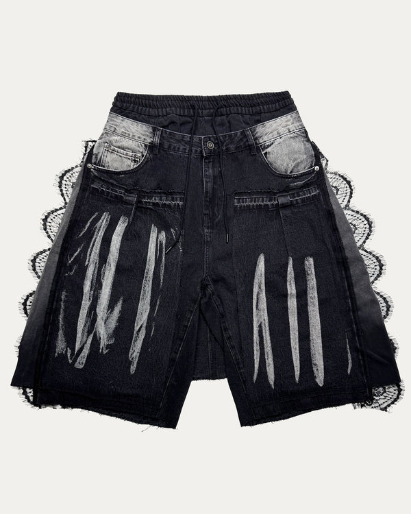 Layered Lace Jorts