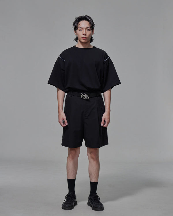 Wide-legged Scoop Shorts