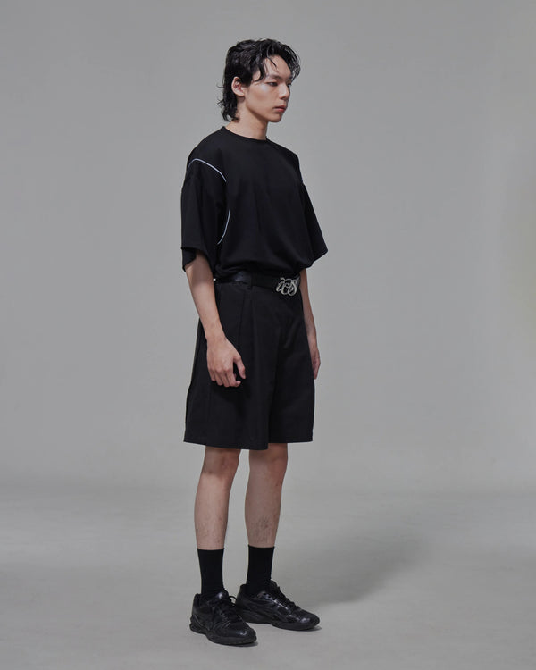 Wide-legged Scoop Shorts