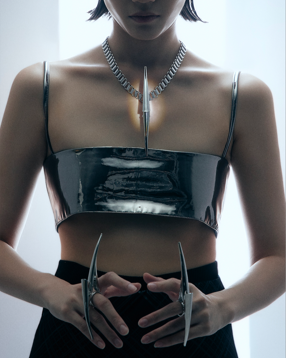 The Prometheus Ring ＆ Chain 尖形戒＋項鍊