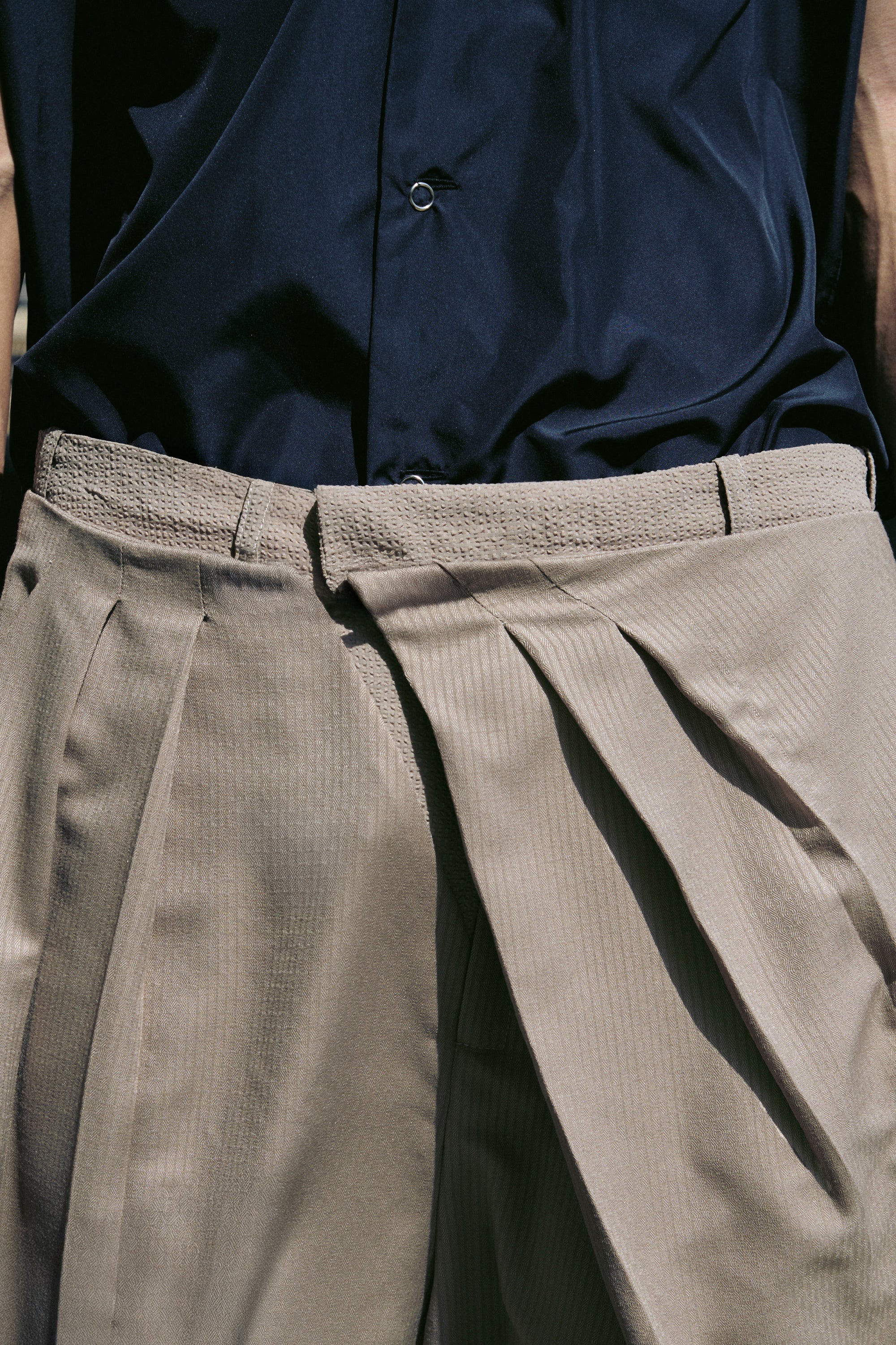 Pleated Shorts