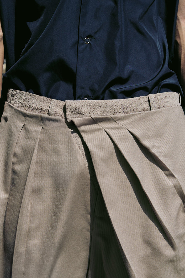 Pleated Shorts