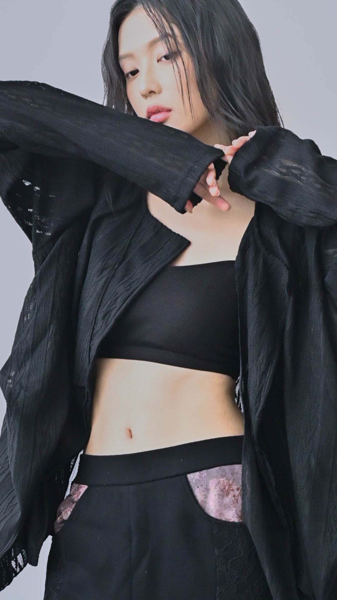 蕾絲垂褶針織罩衫