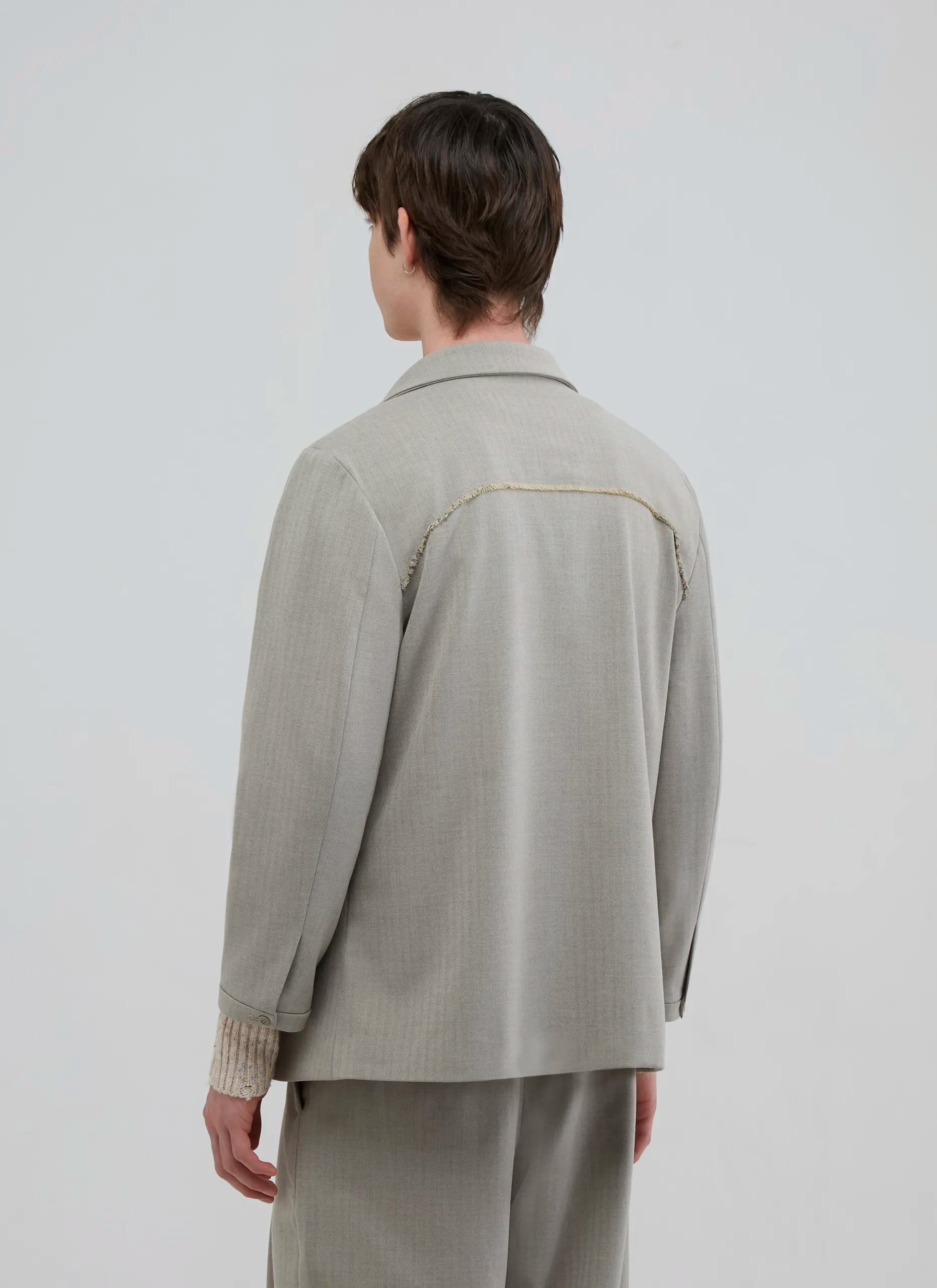 不規則鬚邊弧形西外