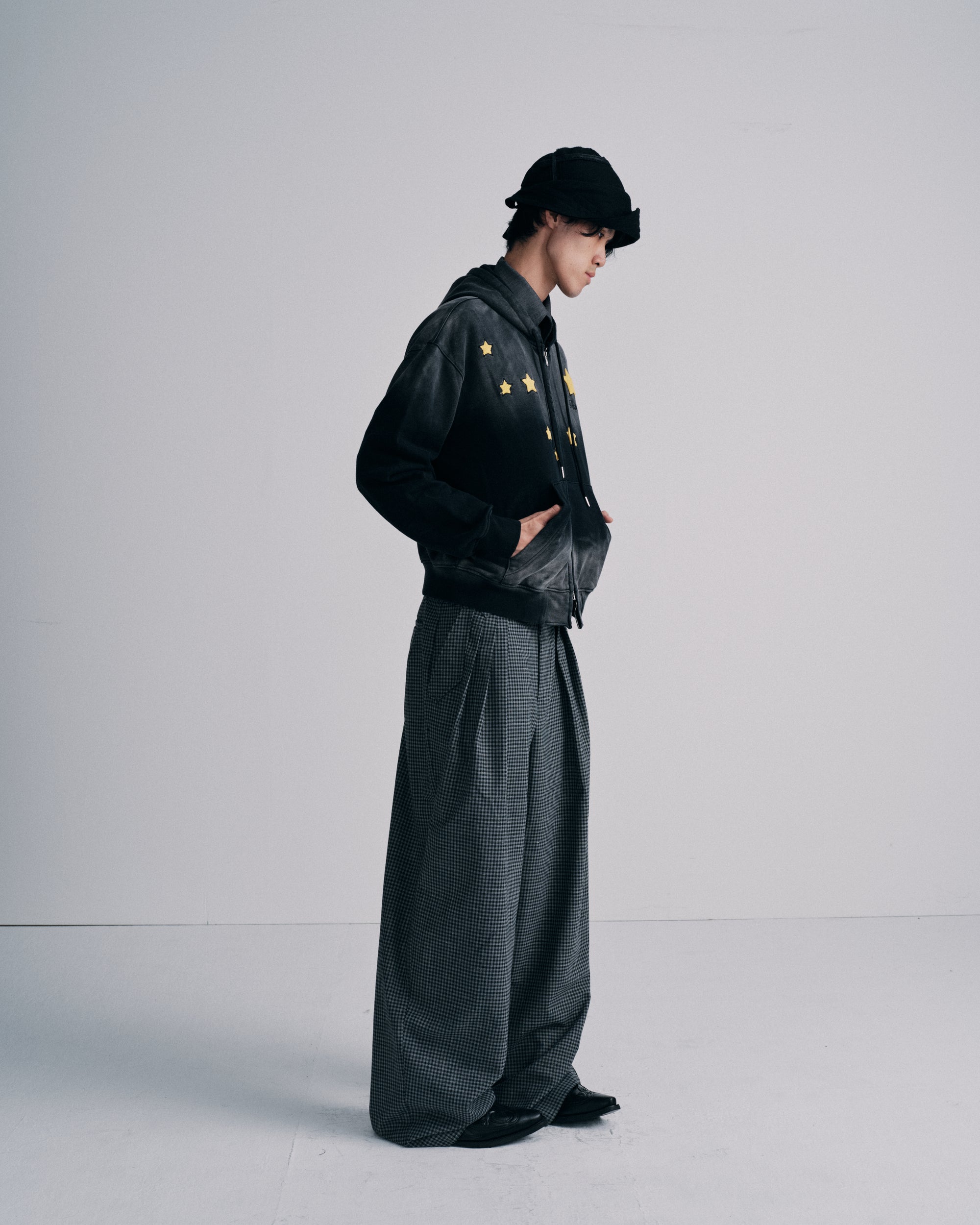 ASTER STAR HOODIE JACKET｜BLACK