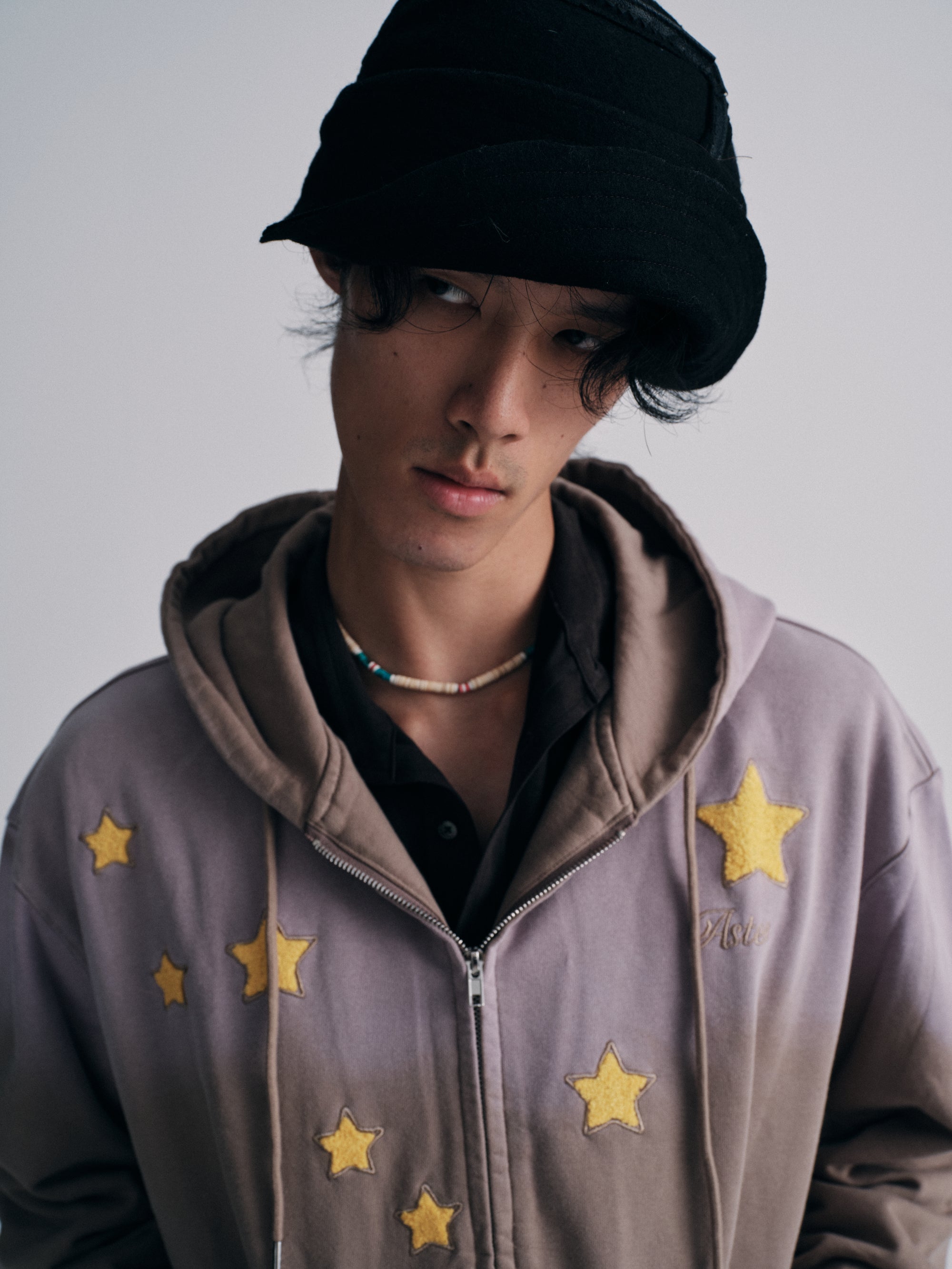 ASTER STAR HOODIE JACKET｜BEIGE