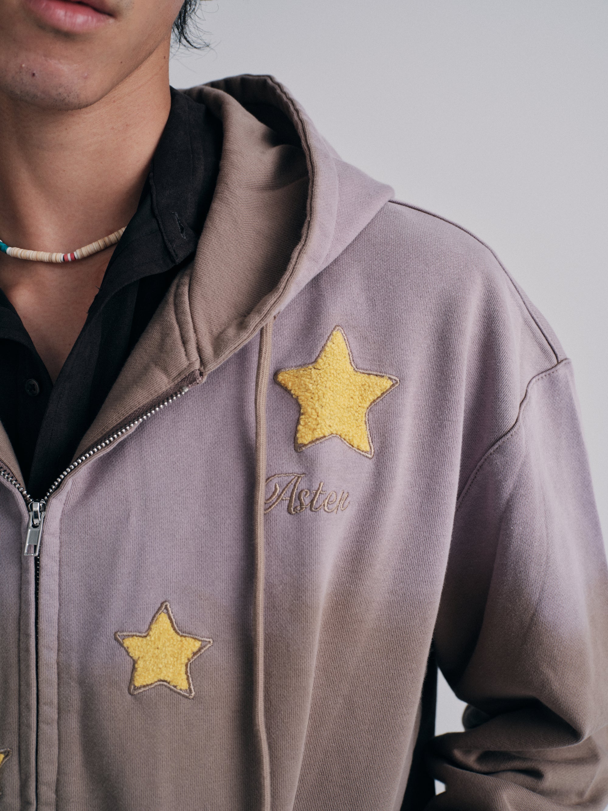 ASTER STAR HOODIE JACKET｜BEIGE