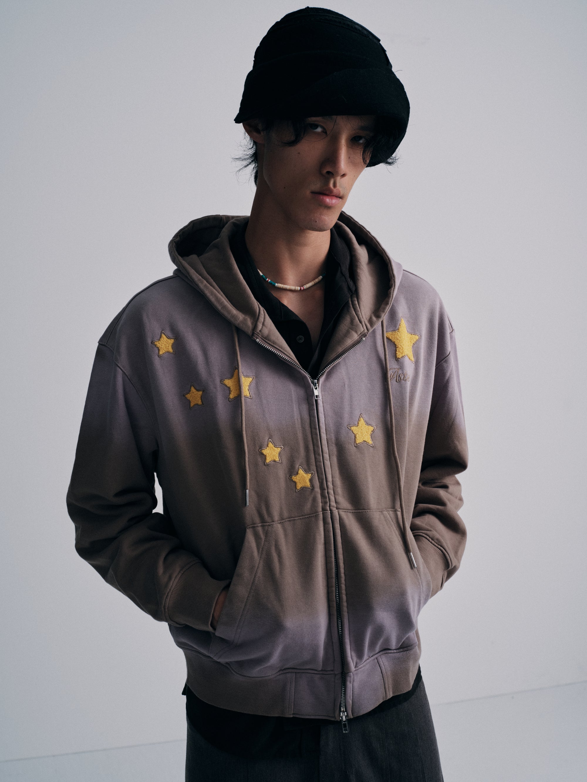 ASTER STAR HOODIE JACKET｜BEIGE