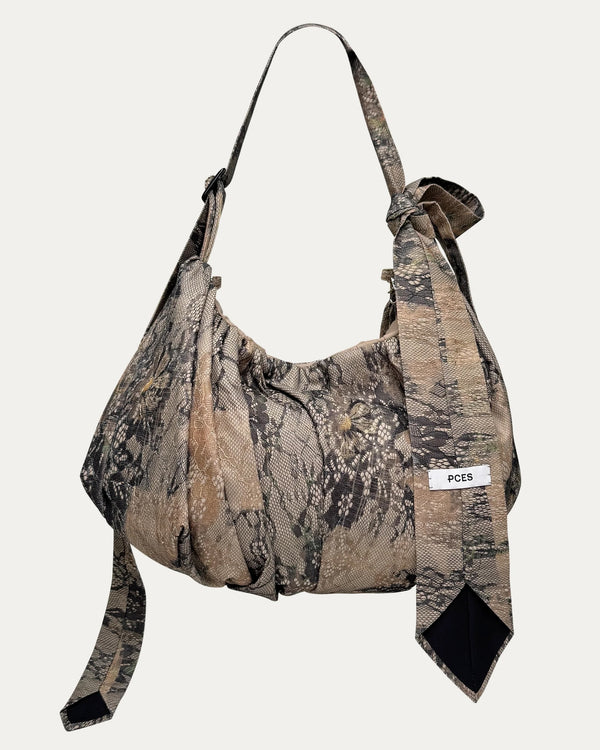 Necktie Lace Bag | Black