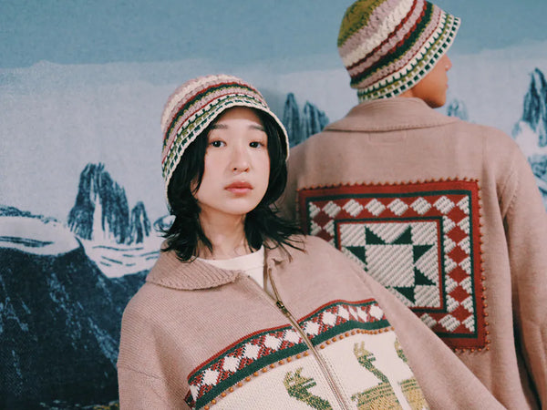 阿根廷色盤 森林 採集編織帽