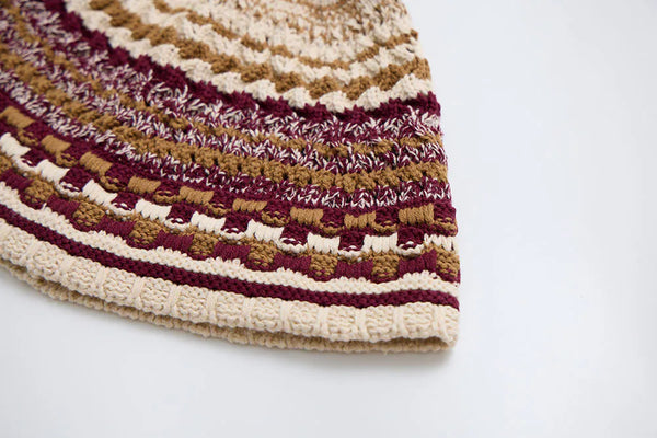 阿根廷色盤 古城 採集編織帽