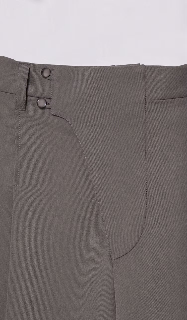 大活折拼接褲裙