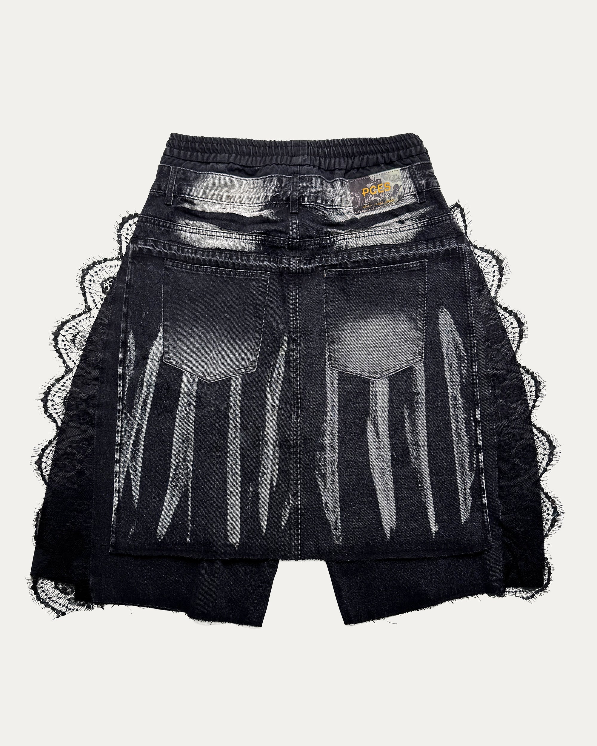 Layered Lace Jorts