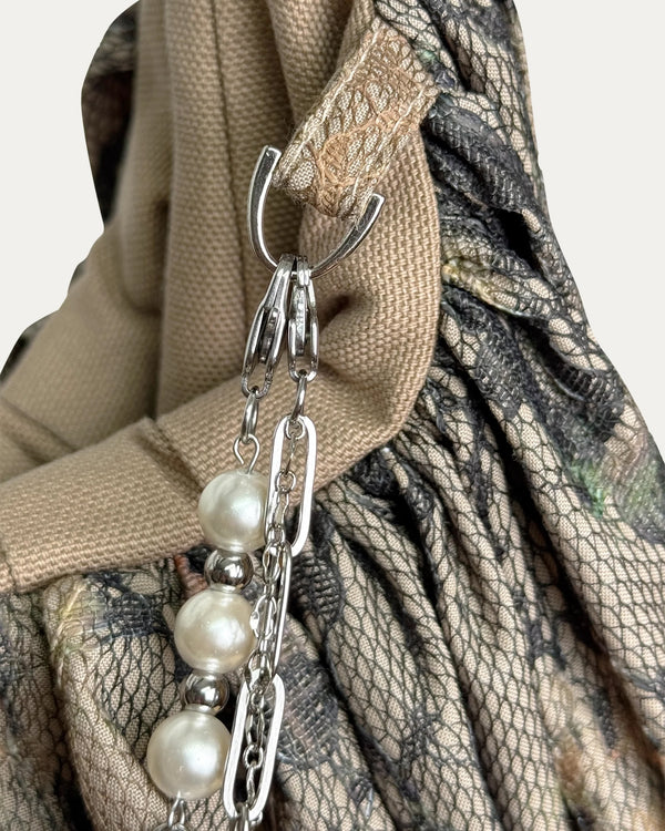 Necktie Lace Bag | Black