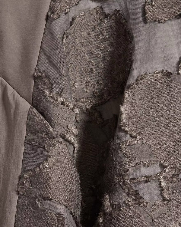 可拆式拼接領帶襯衫