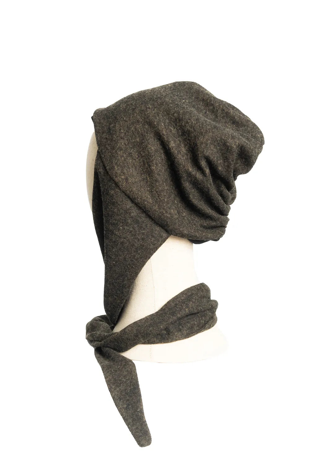 Gray-Black Striped Cotton