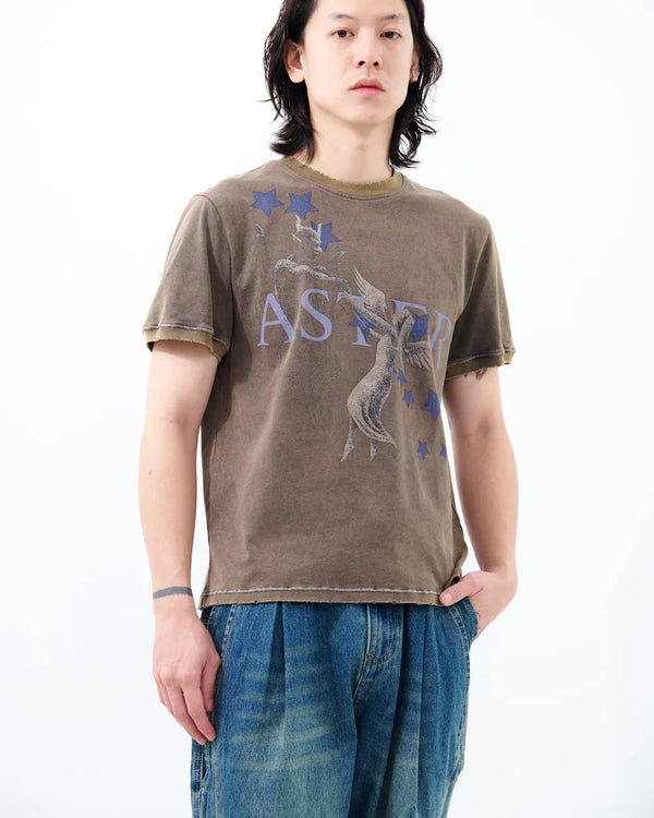 LOVE PEACE T-shirt | OLIVE