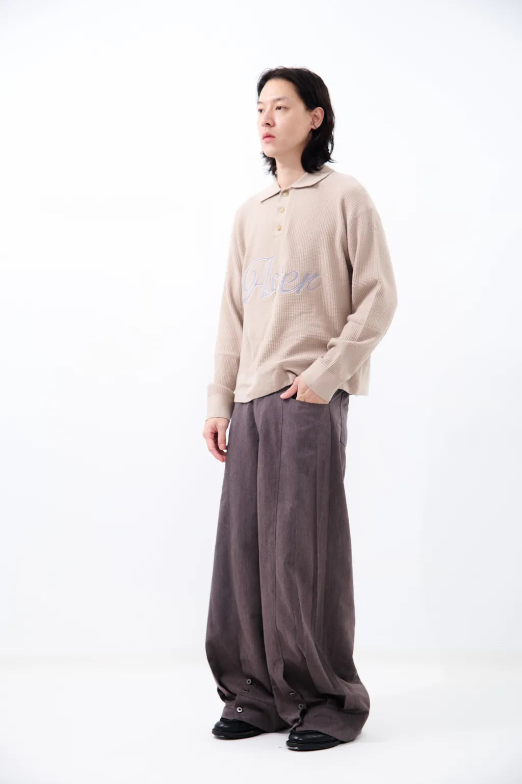 ASTER LOGO SWEATER | Beige
