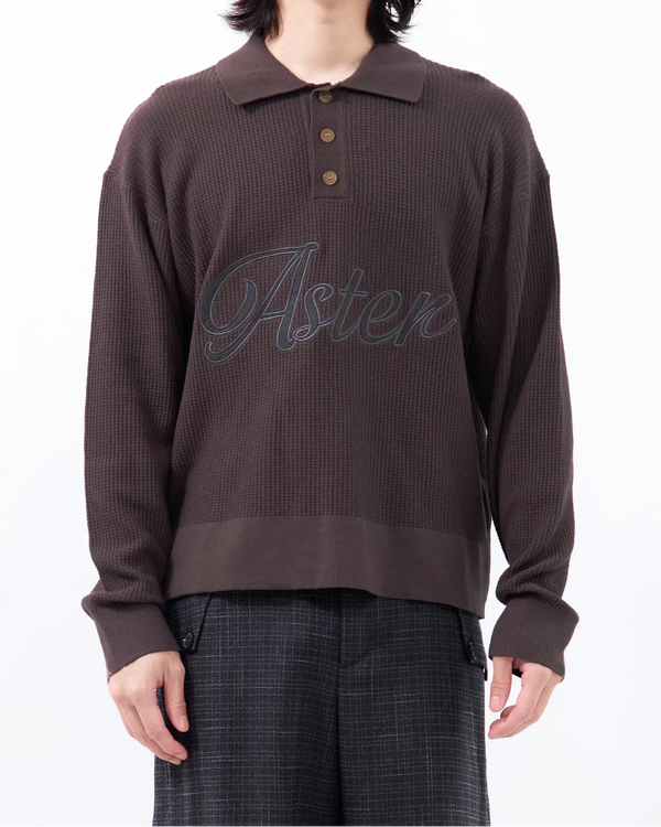 ASTER LOGO SWEATER | Brown