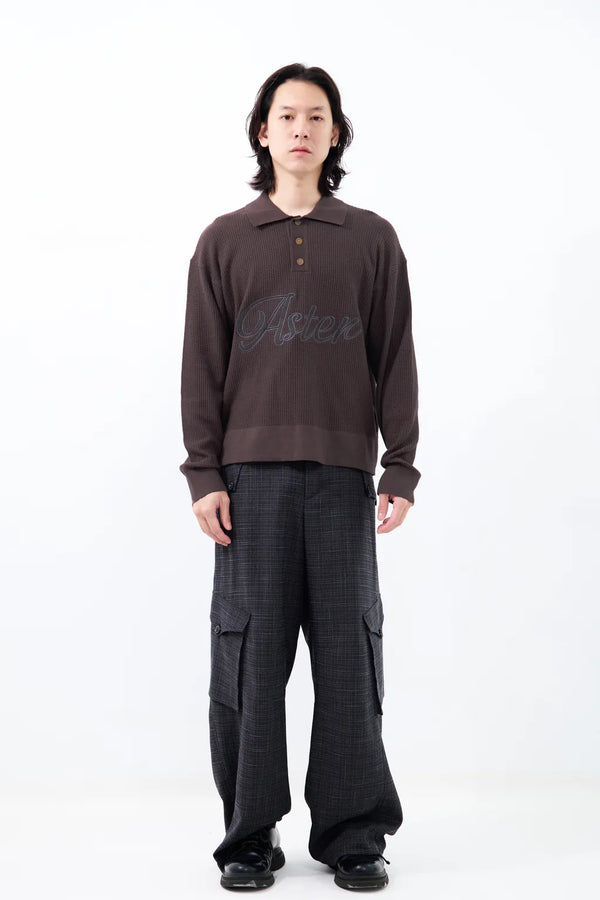ASTER LOGO SWEATER | Brown