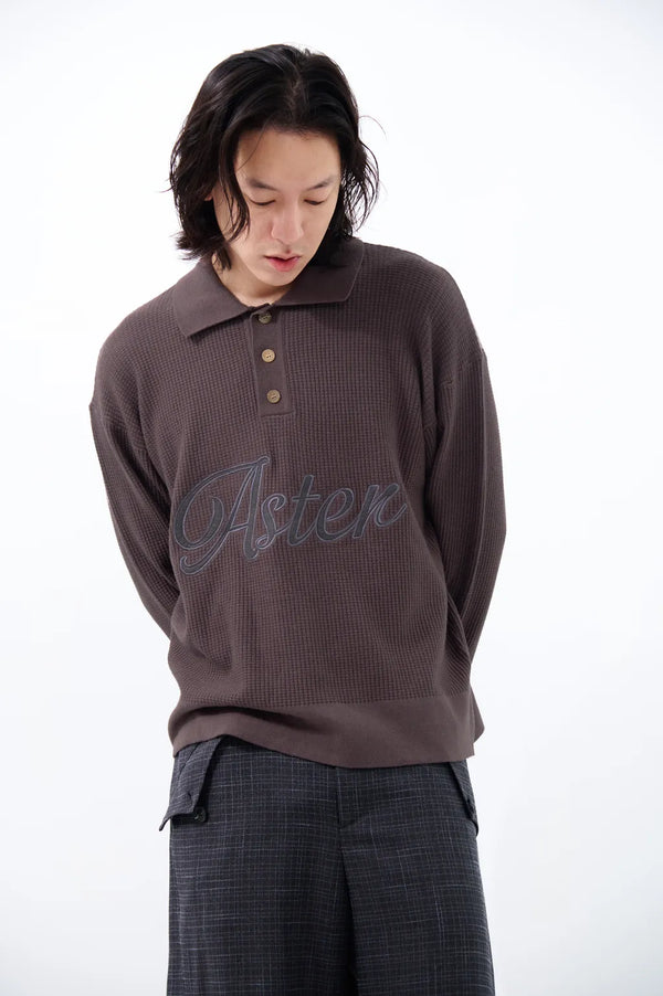 ASTER LOGO SWEATER | Brown