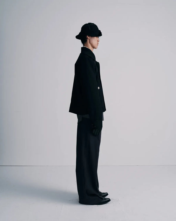Devil-Collar Coach Jacket｜黑