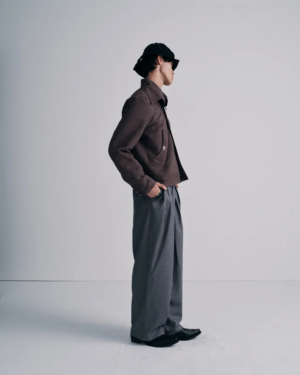 Devil-Collar Coach Jacket｜咖
