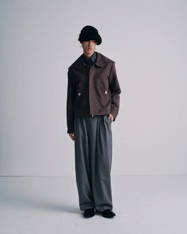 Devil-Collar Coach Jacket｜咖