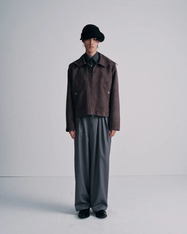 Devil-Collar Coach Jacket｜咖