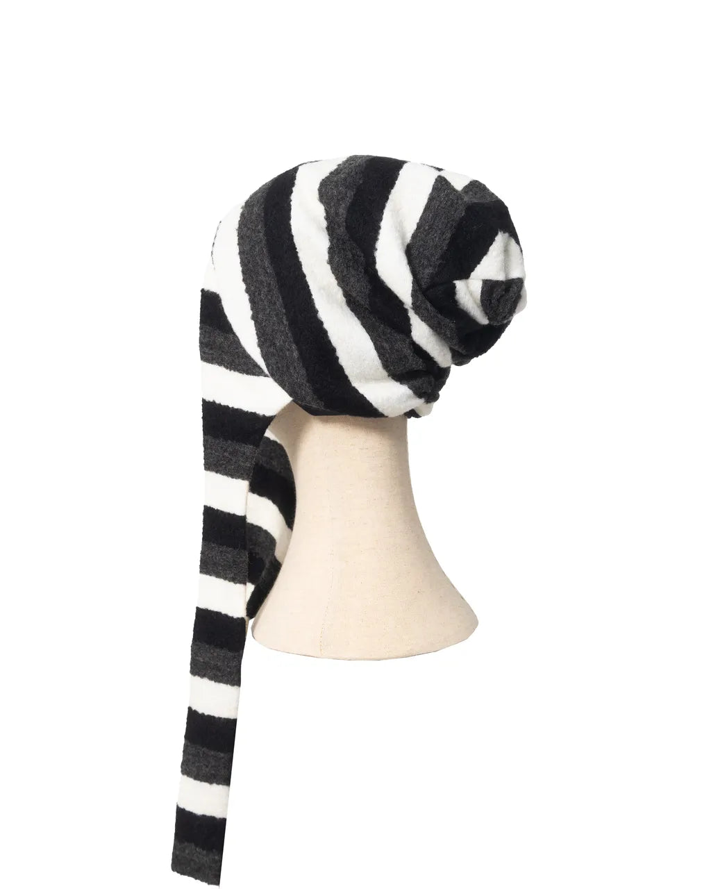 Black, White & Gray Striped