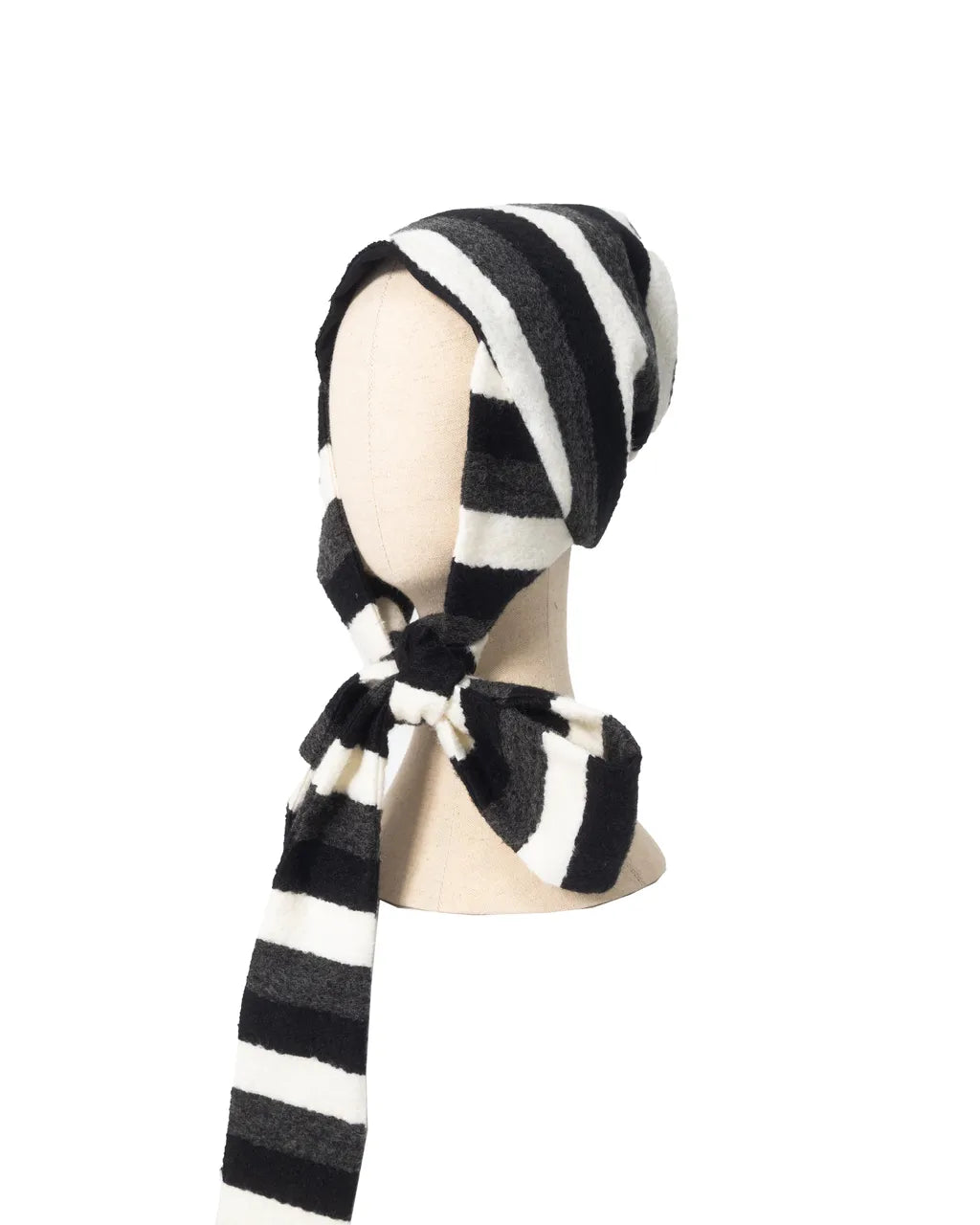 Black, White & Gray Striped