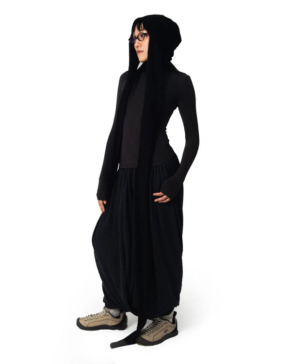 Black Soft Curly Texture