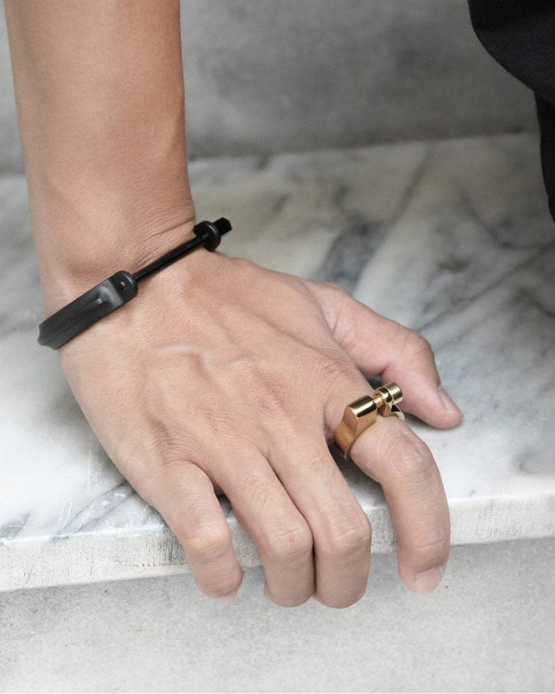 CLAMP_CL-R02_RING (Polished Gold)