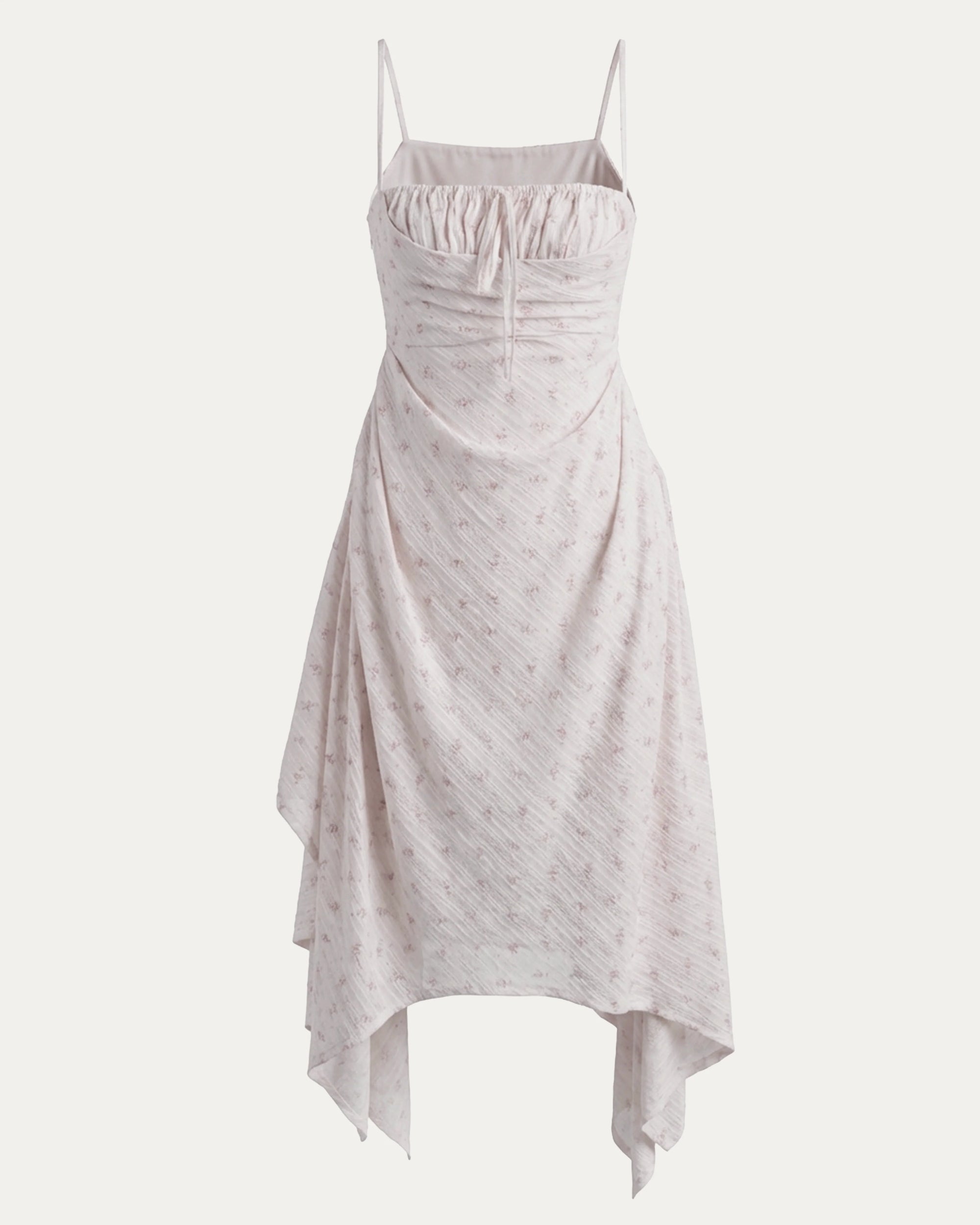 Cowl Neck Handkerchief Dress