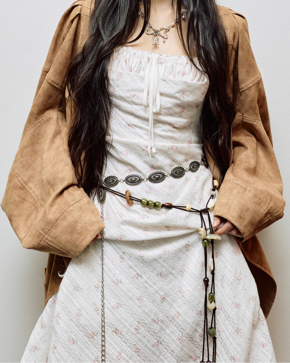 Cowl Neck Handkerchief Dress