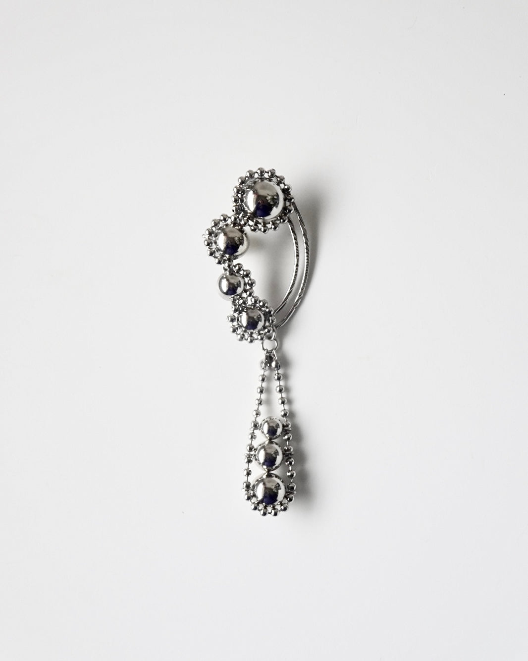 AGG wave Ear Clip | sliver